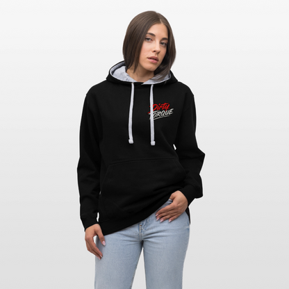 DirtyTorque Eat Sleep Drift  Premium Hoodie Unisex - Schwarz/Grau meliert