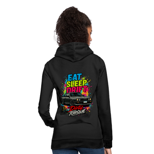 DirtyTorque Eat Sleep Drift Hoodie Women - Schwarz