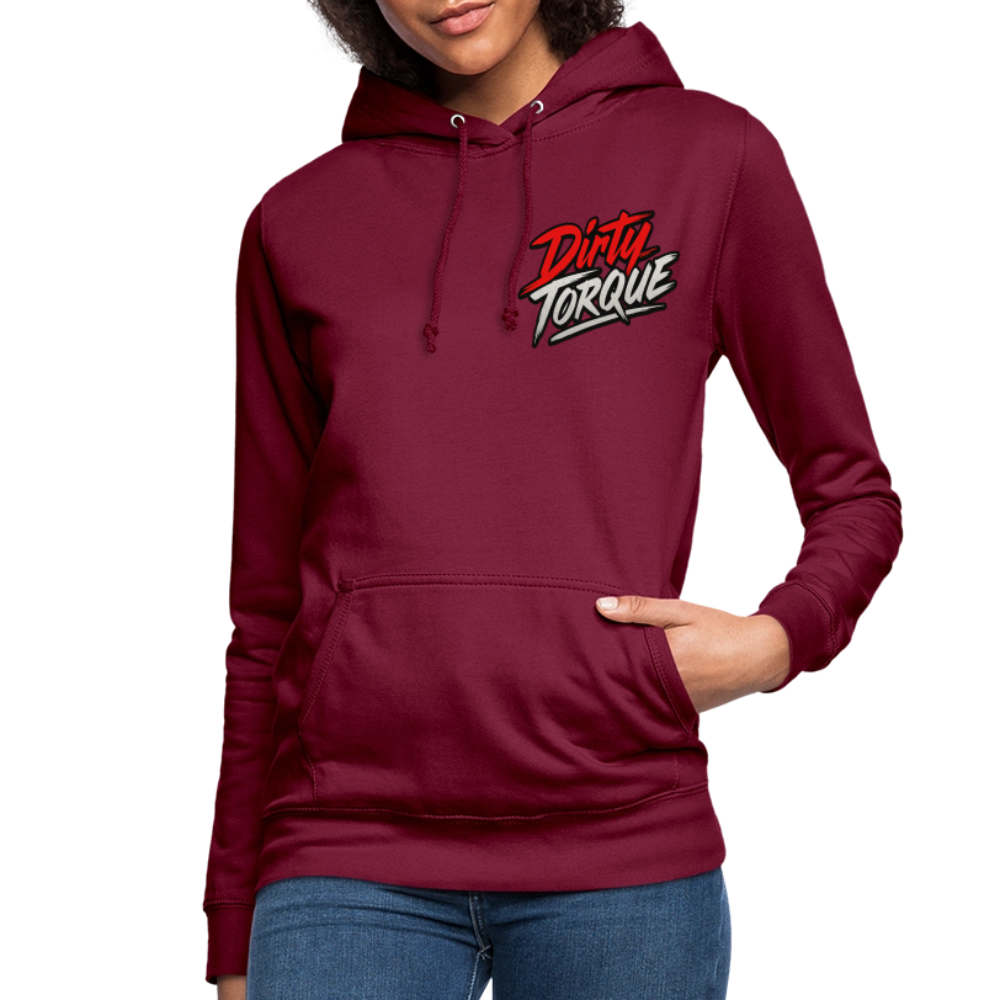 DirtyTorque Street Rage Hoodie Women - Bordeaux