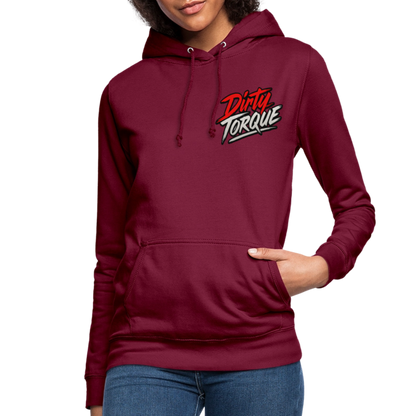 DirtyTorque Street Rage Hoodie Women - Bordeaux