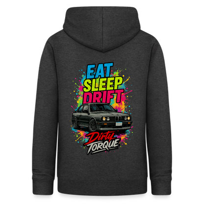 DirtyTorque Eat Sleep Drift Hoodie Women - Anthrazit