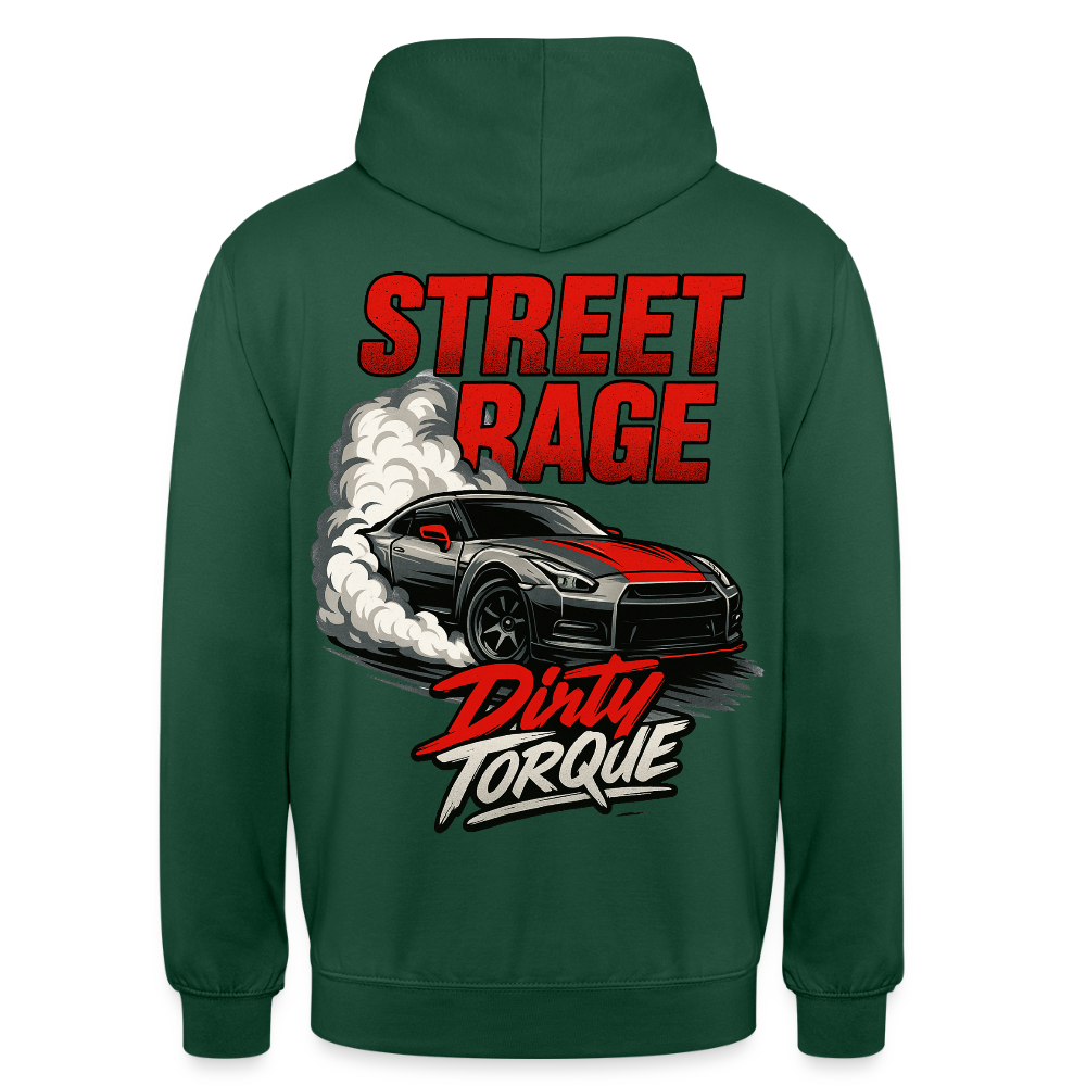 DirtyTorque Street Rage Hoodie Unisex - Flaschengrün