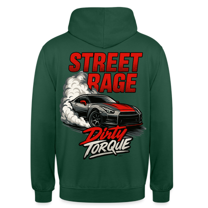 DirtyTorque Street Rage Hoodie Unisex - Flaschengrün
