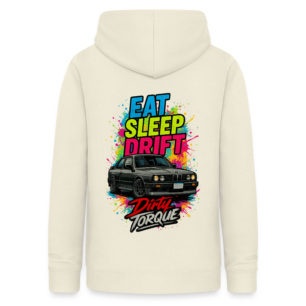DirtyTorque Eat Sleep Drift Hoodie Women - Vanille-Milchshake