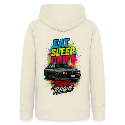 DirtyTorque Eat Sleep Drift Hoodie Women - Vanille-Milchshake