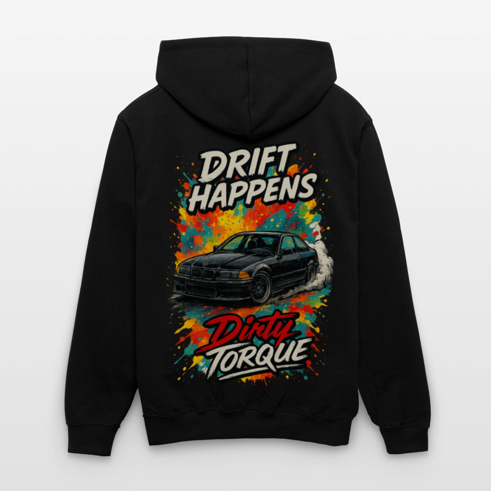 DirtyTorque E36 Drift  Premium Hoodie Unisex - Schwarz/Grau meliert