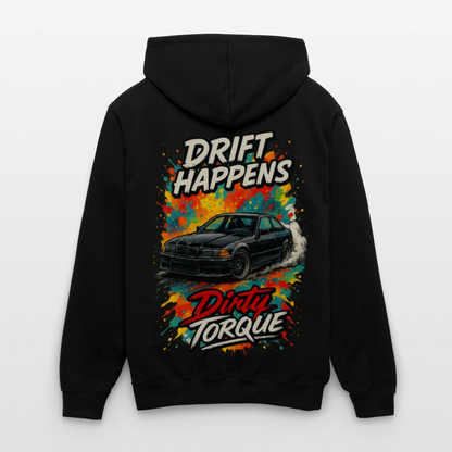 DirtyTorque E36 Drift  Premium Hoodie Unisex - Schwarz/Grau meliert