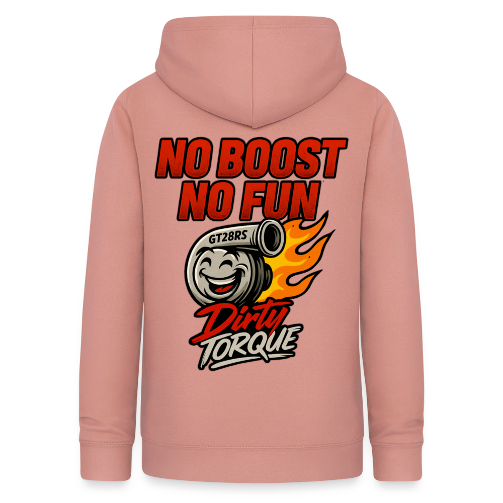 DirtyTorque No Boost No Fun Hoodie Women - Altrosa