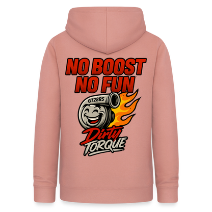 DirtyTorque No Boost No Fun Hoodie Women - Altrosa