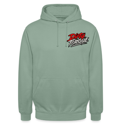 DirtyTorque Street Rage Hoodie Unisex - Graugrün