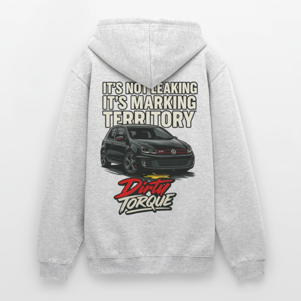 DirtyTorque Leakin' Hoodie Unisex - Hellgrau meliert