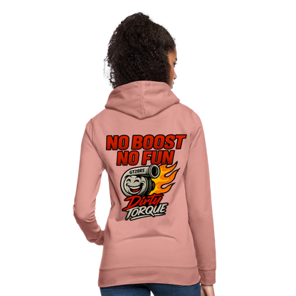 DirtyTorque No Boost No Fun Hoodie Women - Altrosa