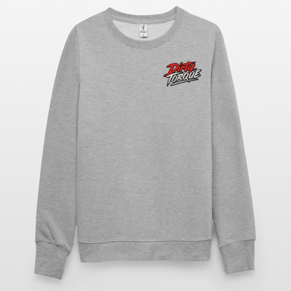 Unisex Pullover - Weißgrau meliert