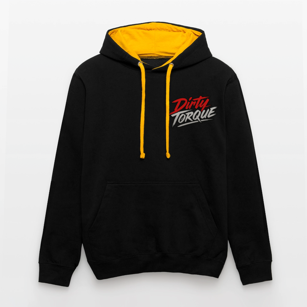 DirtyTorque E36 Drift  Premium Hoodie Unisex - Schwarz/Gold