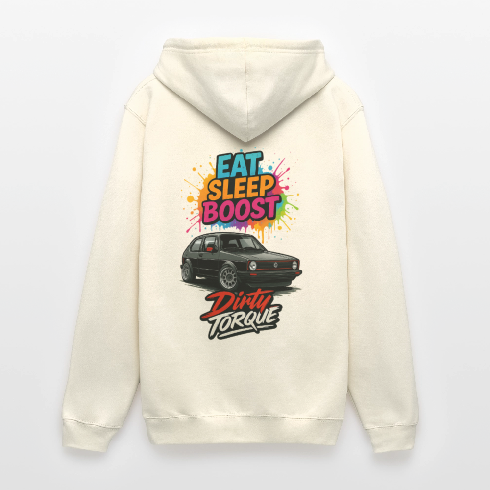 DirtyTorque Eat Sleep Boost Hoodie Unisex - Vanille-Milchshake