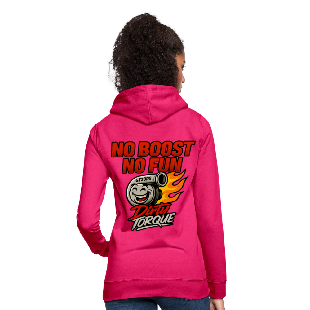 DirtyTorque No Boost No Fun Hoodie Women - dunkles Pink