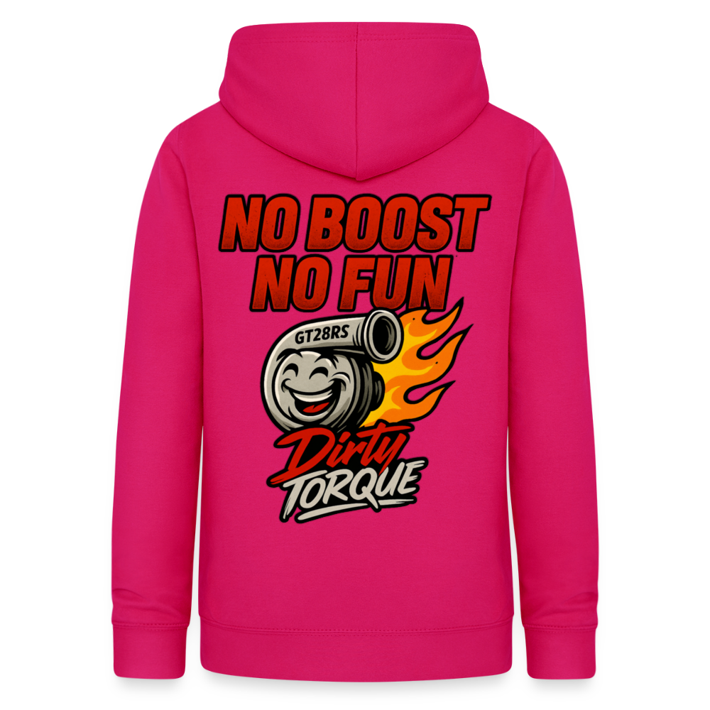 DirtyTorque No Boost No Fun Hoodie Women - dunkles Pink