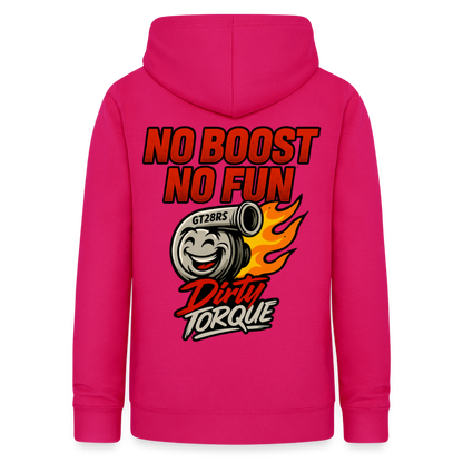DirtyTorque No Boost No Fun Hoodie Women - dunkles Pink