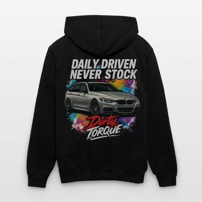 DirtyTorque Daily  Premium Hoodie Unisex - Schwarz/Grau meliert
