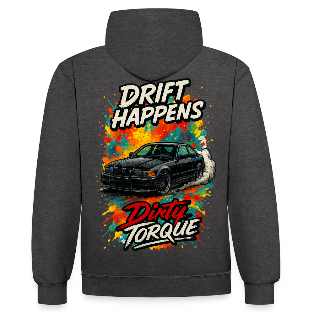 DirtyTorque E36 Drift  Premium Hoodie Unisex - Anthrazit/Schwarz