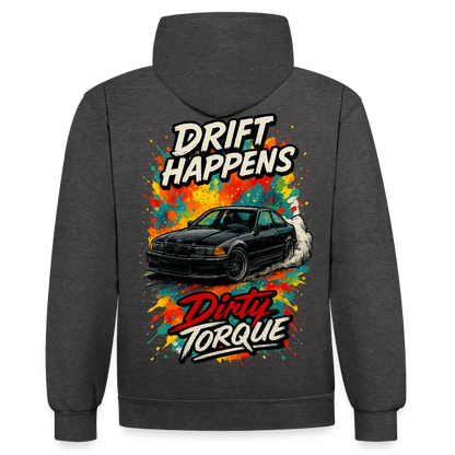 DirtyTorque E36 Drift  Premium Hoodie Unisex - Anthrazit/Schwarz