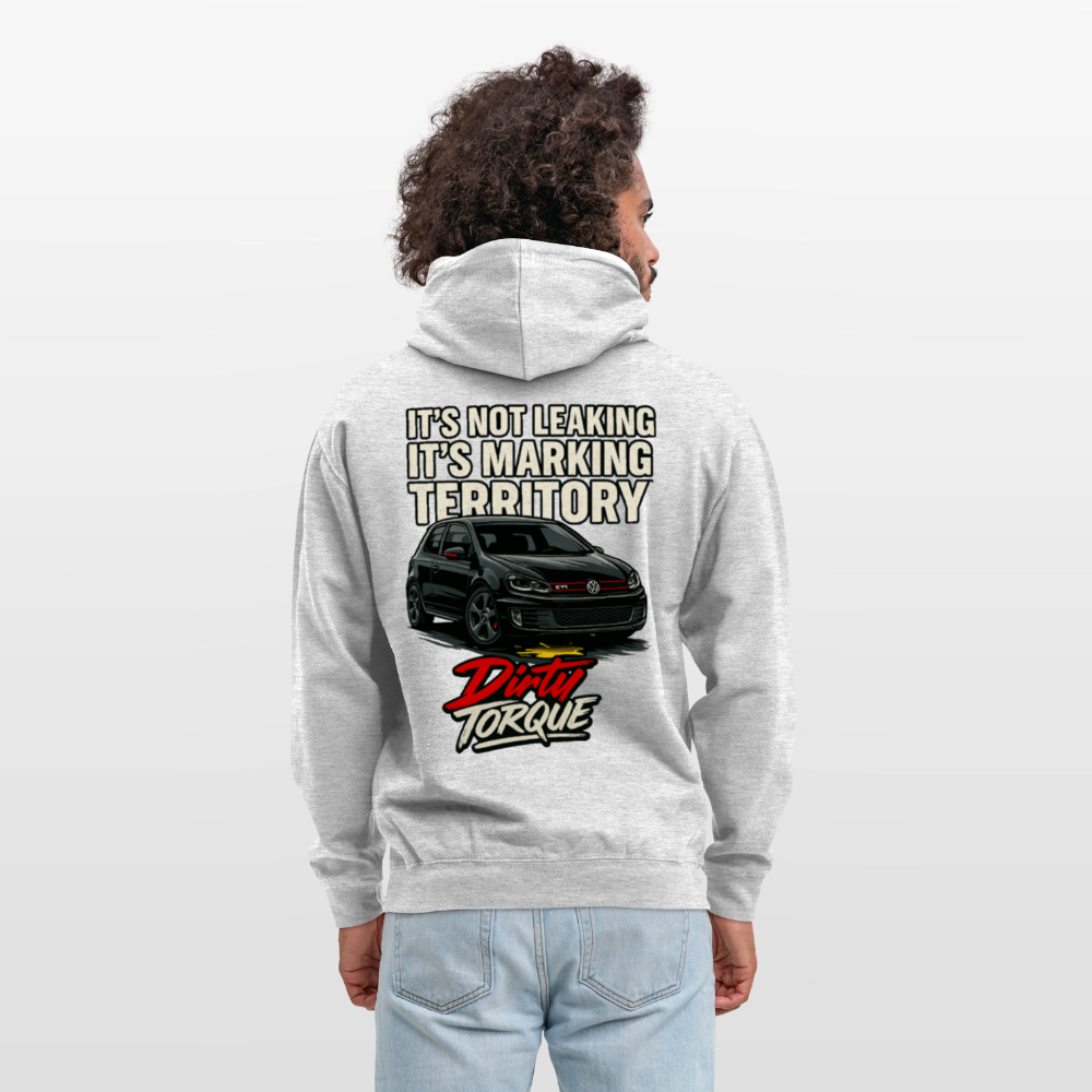 DirtyTorque Leakin' Hoodie Unisex - Hellgrau meliert