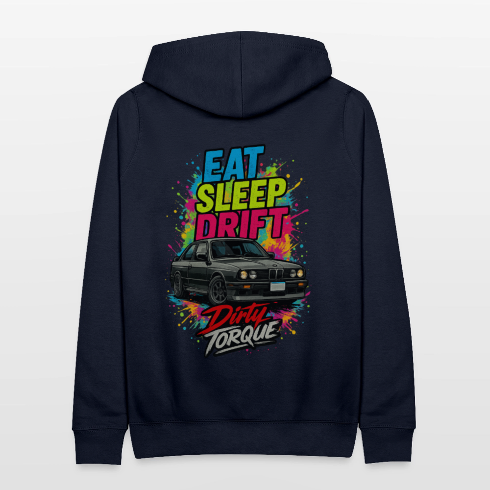 DirtyTorque Eat Sleep Drift Hoodie Women - Navy