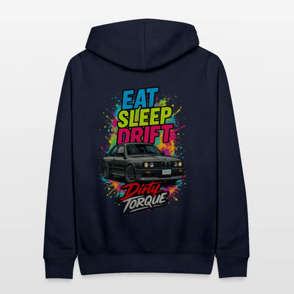 DirtyTorque Eat Sleep Drift Hoodie Women - Navy