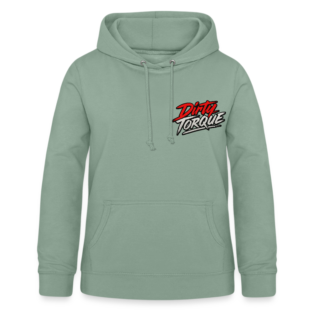 DirtyTorque Eat Sleep Boost Frauen Hoodie - Graugrün