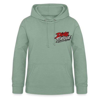 DirtyTorque Eat Sleep Boost Frauen Hoodie - Graugrün