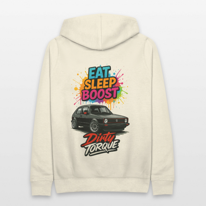 DirtyTorque Eat Sleep Boost Frauen Hoodie - Vanille-Milchshake