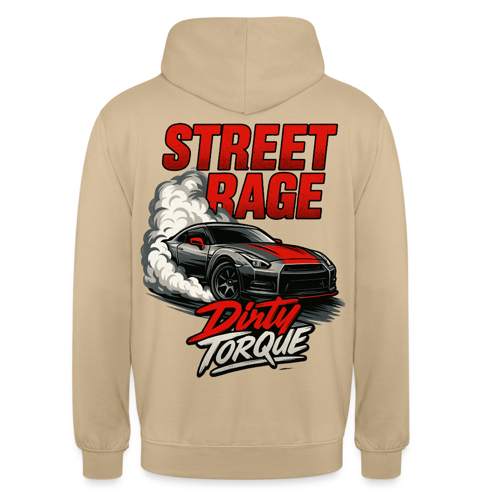DirtyTorque Street Rage Hoodie Unisex - Beige