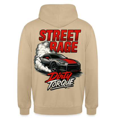 DirtyTorque Street Rage Hoodie Unisex - Beige