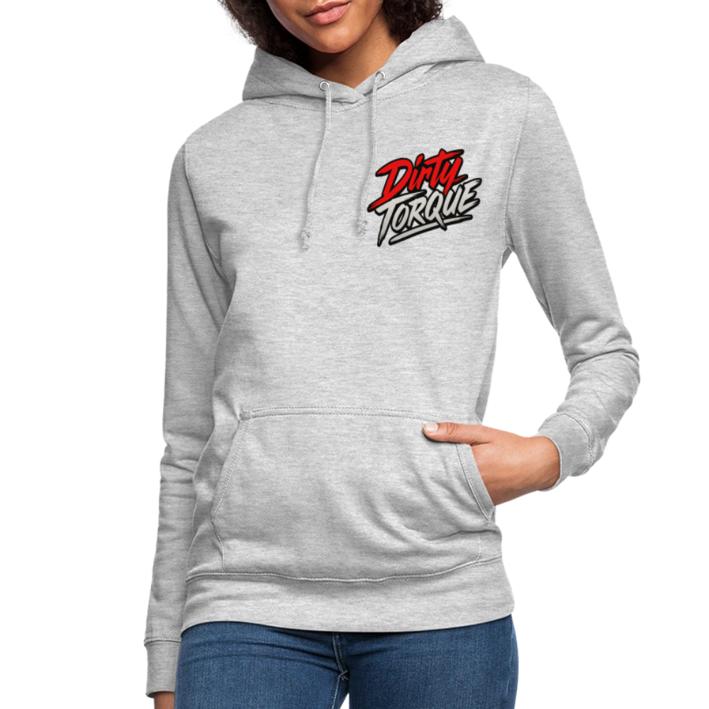 DirtyTorque Street Rage Hoodie Women - Hellgrau meliert