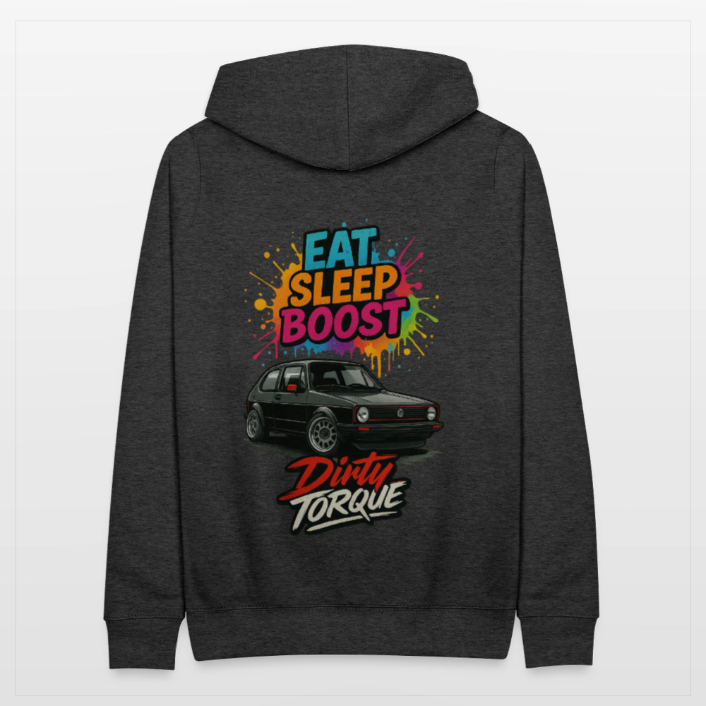 DirtyTorque Eat Sleep Boost Frauen Hoodie - Anthrazit