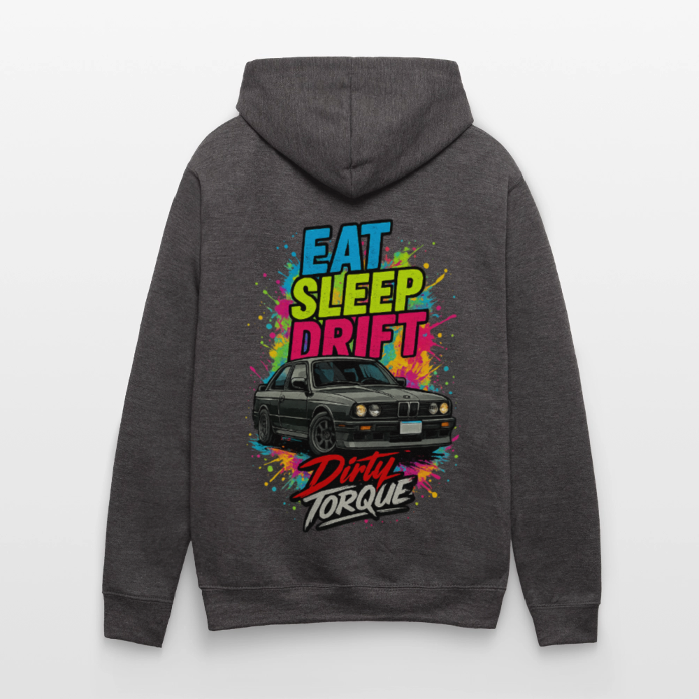 DirtyTorque Eat Sleep Drift  Premium Hoodie Unisex - Anthrazit/Schwarz
