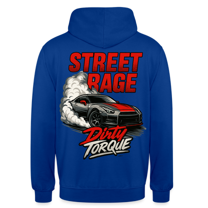 DirtyTorque Street Rage Hoodie Unisex - Royalblau