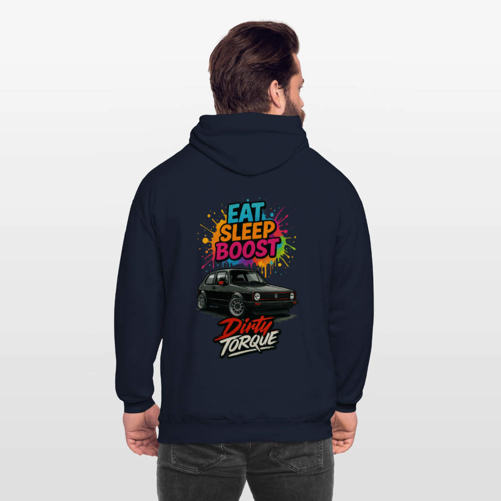 DirtyTorque Eat Sleep Boost Hoodie Unisex - Navy