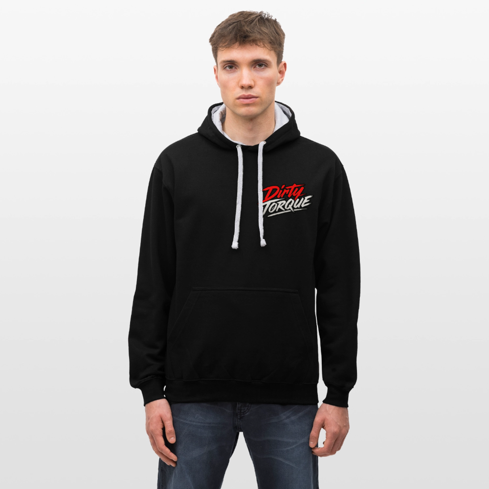 DirtyTorque Daily  Premium Hoodie Unisex - Schwarz/Grau meliert