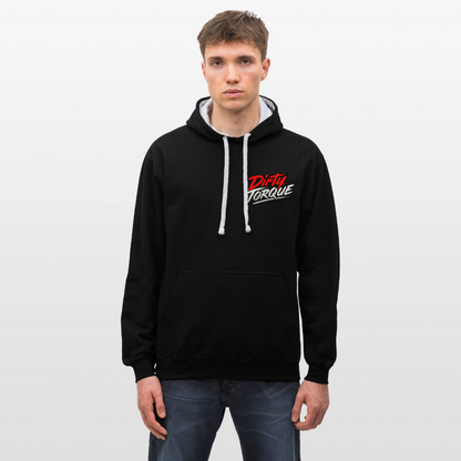 DirtyTorque Daily  Premium Hoodie Unisex - Schwarz/Grau meliert