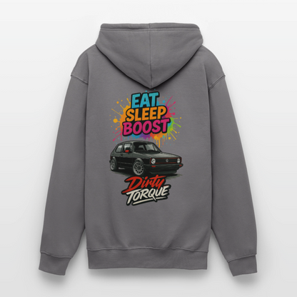 DirtyTorque Eat Sleep Boost Hoodie Unisex - Mittelgrau