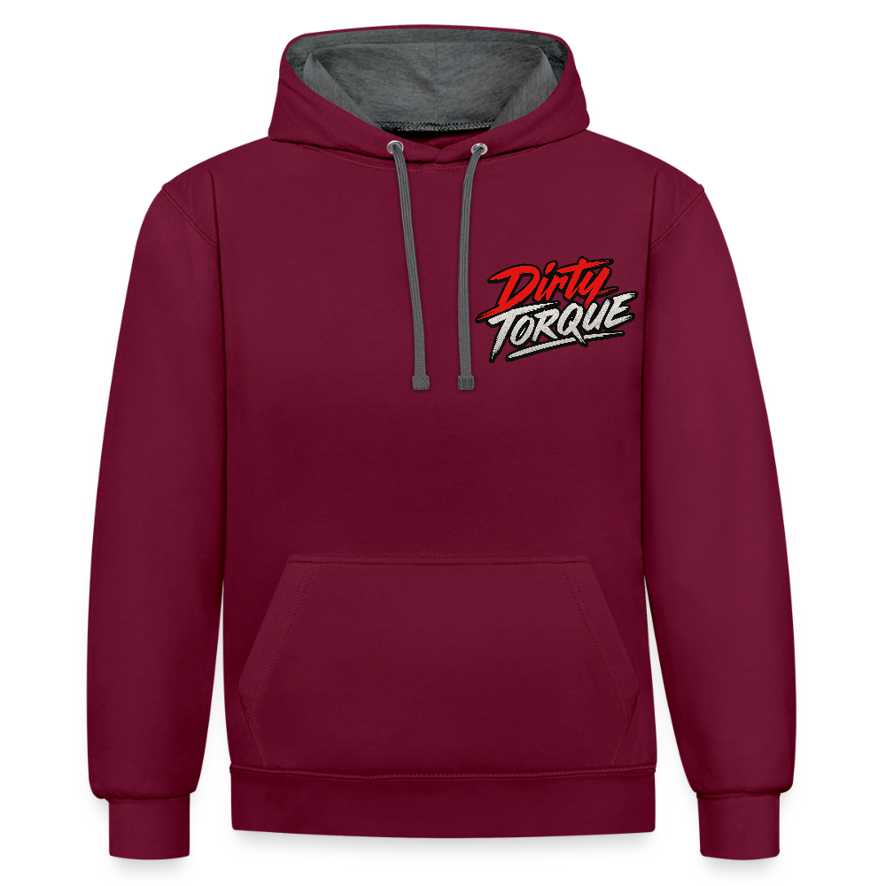 DirtyTorque E36 Drift  Premium Hoodie Unisex - Weinrot/Anthrazit