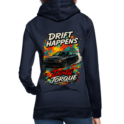 DirtyTorque E36 Drift Frauen Hoodie - Navy