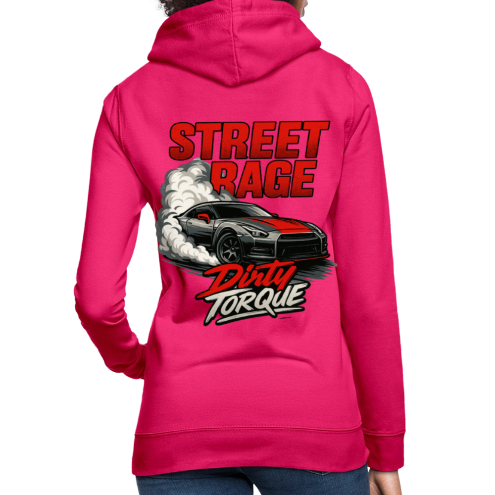 DirtyTorque Street Rage Hoodie Women - dunkles Pink