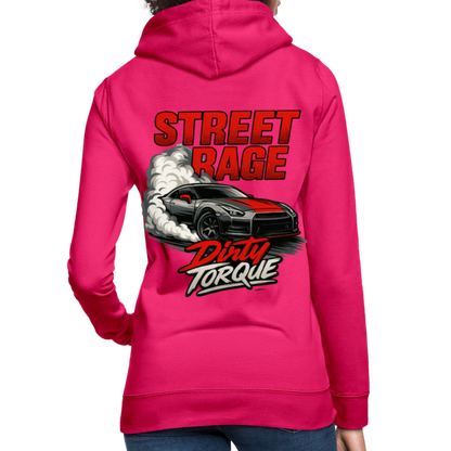 DirtyTorque Street Rage Hoodie Women - dunkles Pink