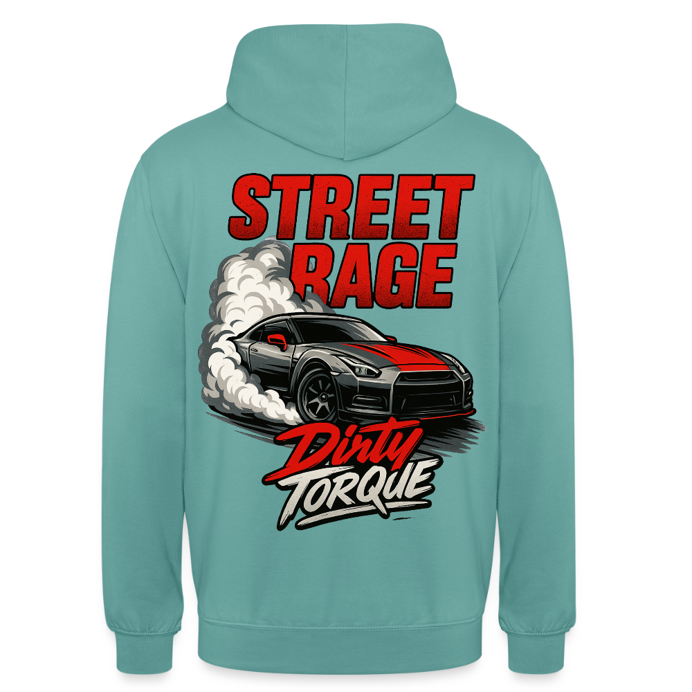 DirtyTorque Street Rage Hoodie Unisex - Pastelltürkis