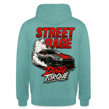DirtyTorque Street Rage Hoodie Unisex - Pastelltürkis