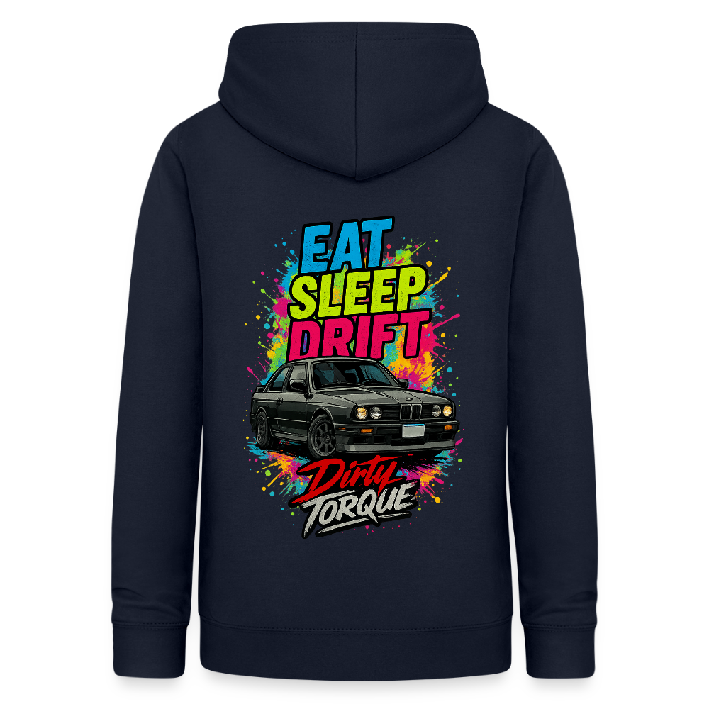 DirtyTorque Eat Sleep Drift Hoodie Women - Navy