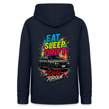 DirtyTorque Eat Sleep Drift Hoodie Women - Navy