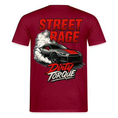 DirtyTorque Street Rage Tee Men - Ziegelrot